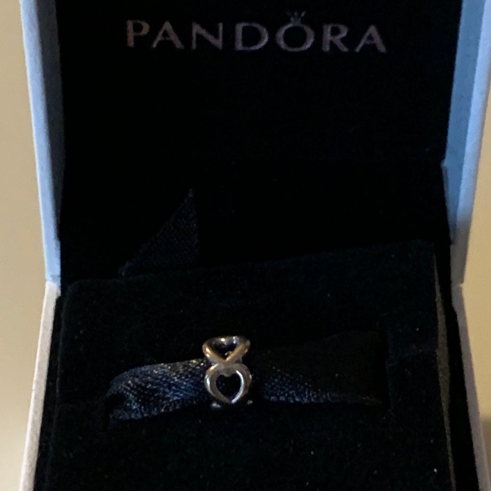 Pandora Open Heart Spacer Charm